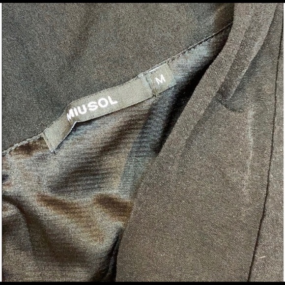 Miusol black elegant, classic, retro A-Line dress - Picture 5 of 5